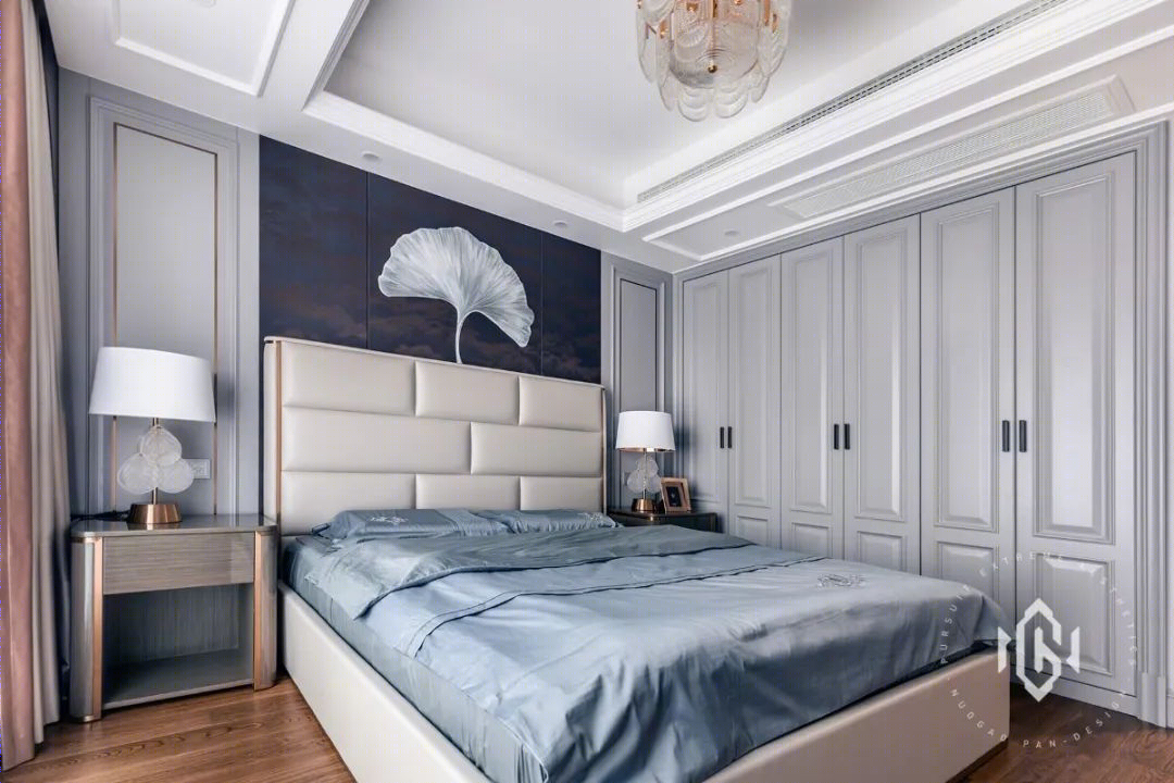 浙江台州刚泰一品轻奢蓝雅致简约空间-44