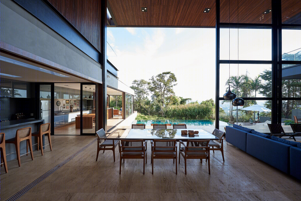 巴西 N 别墅自然对话的现代设计-0