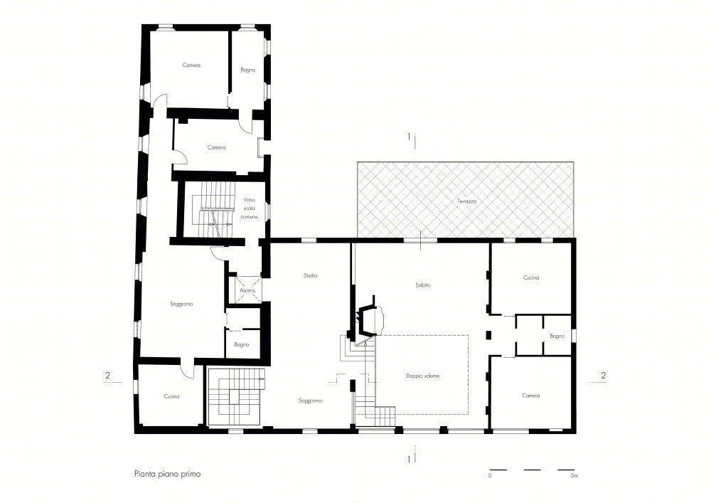 意大利 Sassuolo 别墅改造 | Studio Pinelli 打造 1200 平方米和谐共生之家-45