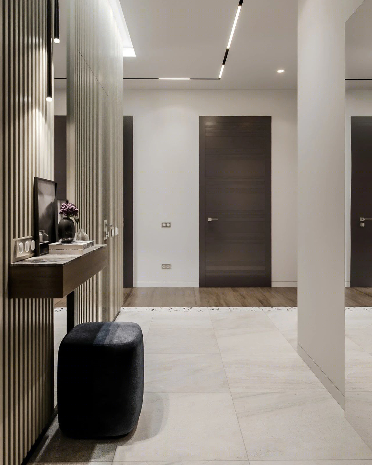 Igor Glushan 打造 104㎡轻奢美宅，温暖原木色调营造惬意空间-21