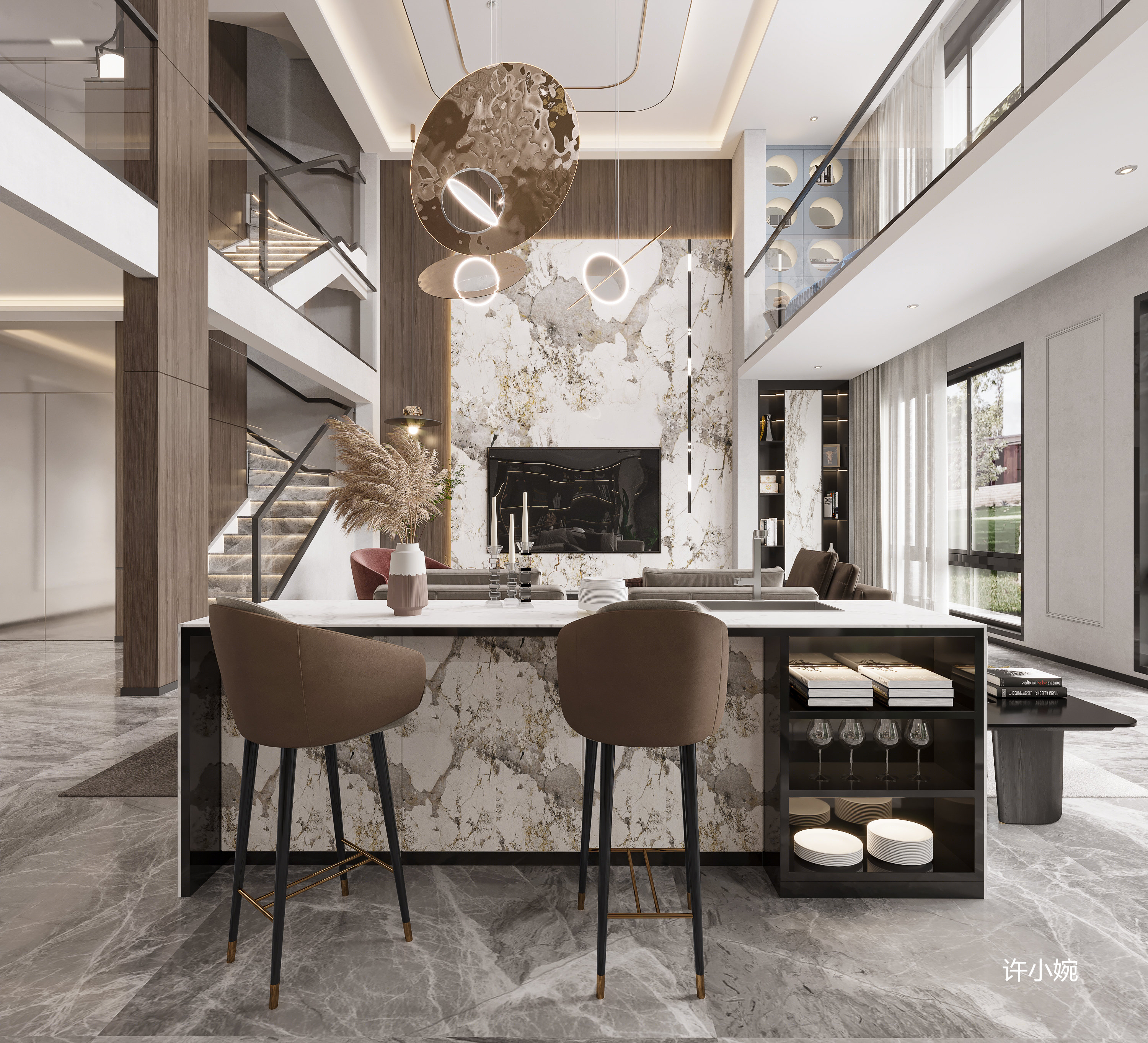 现代轻奢住宅-4