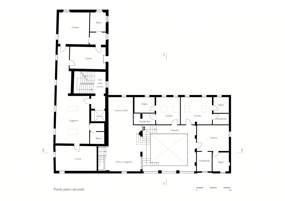 意大利 Sassuolo 别墅改造 | Studio Pinelli 打造 1200 平方米和谐共生之家-46