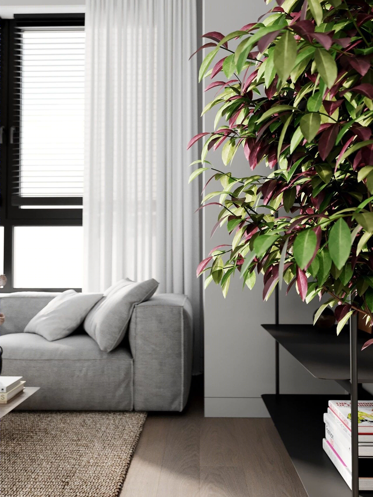 Quadro Room丨公寓丨最纯粹的简约灰设计！-41