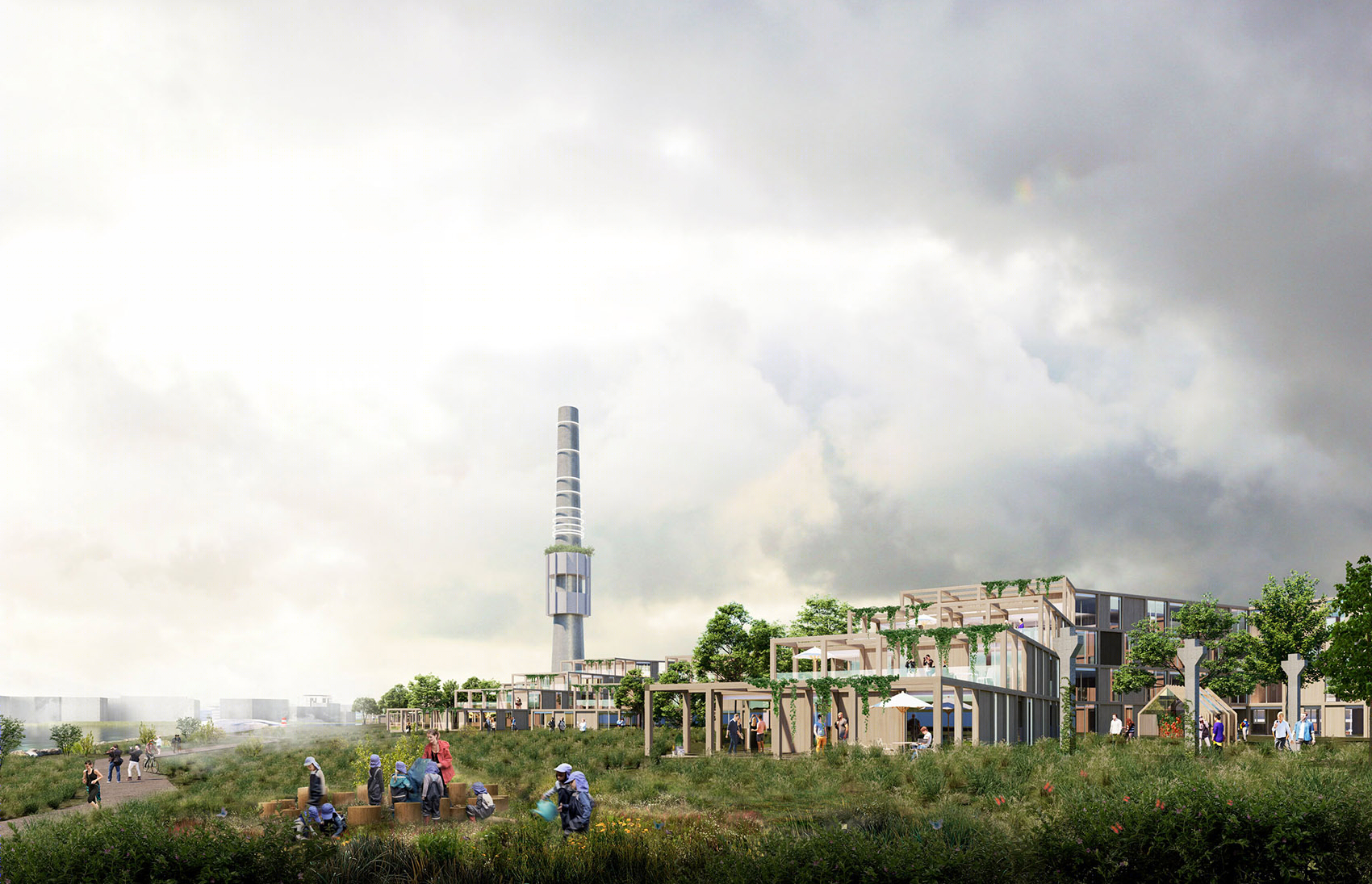 丹麦河滨小镇 · 自然与城市共生设计-37