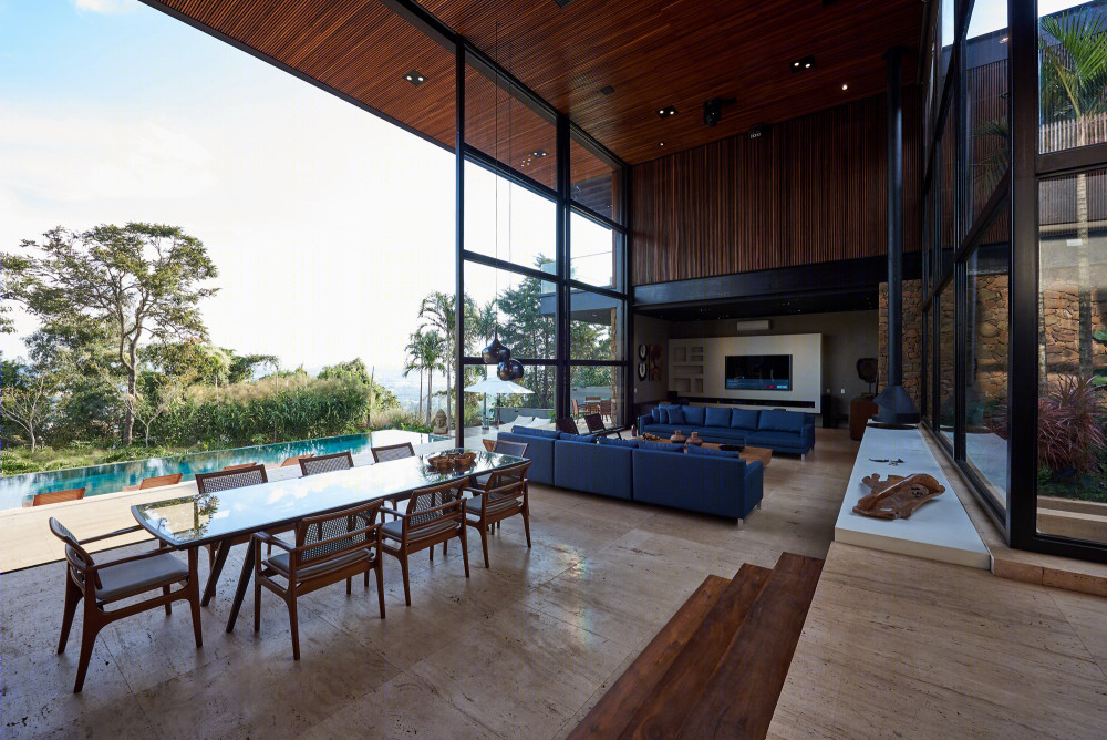 巴西 N 别墅自然对话的现代设计-2