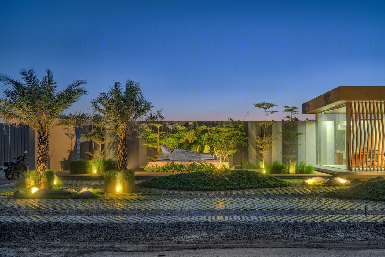 印度甘地纳加尔的弓形办公室-28