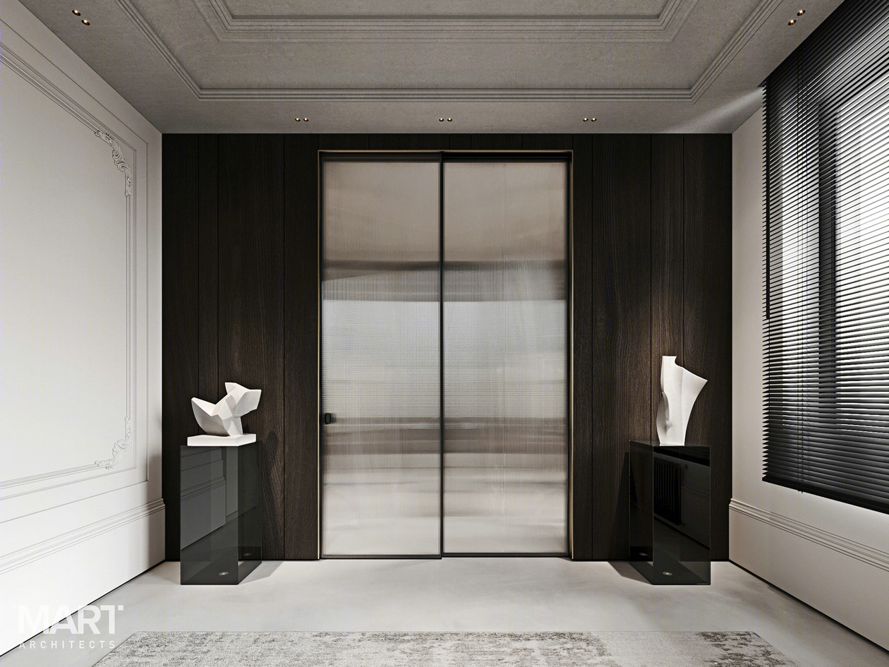 俄罗斯109㎡住宅设计 超独特的设计感-7