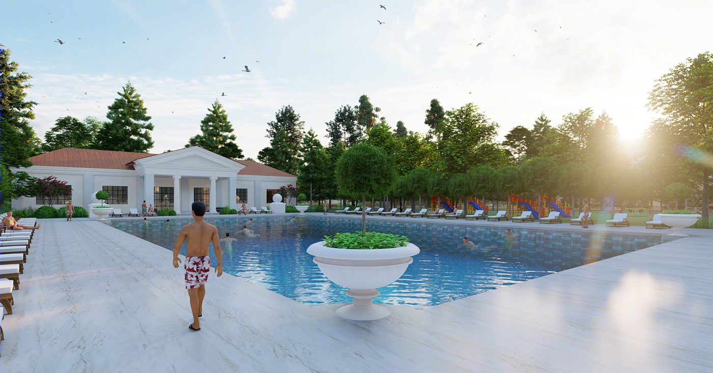 Anastasiya Gushchina丨公寓建筑丨Guest house master planning-9