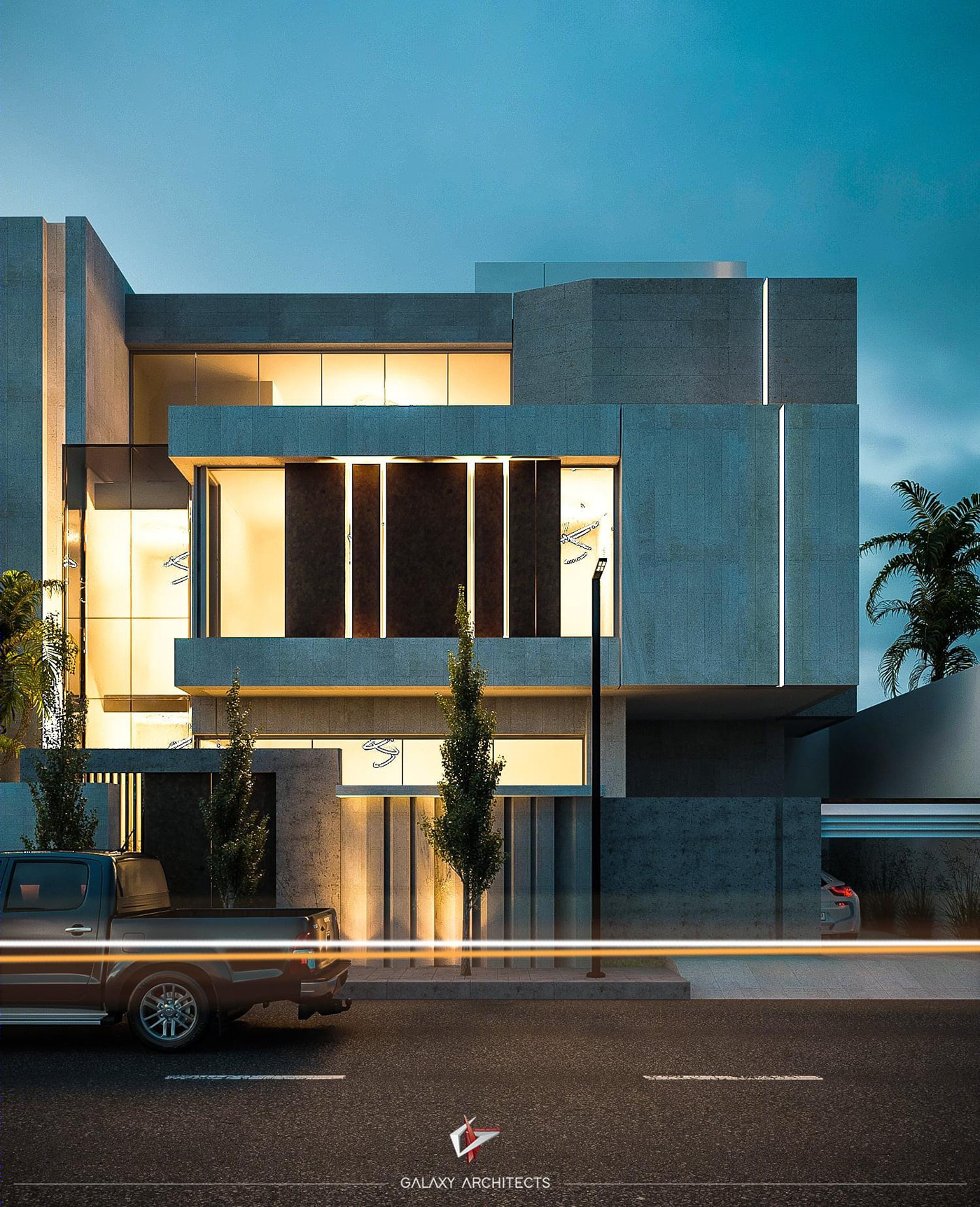 Anastasiya Gushchina丨别墅建筑丨Villa design in Riyadh-9