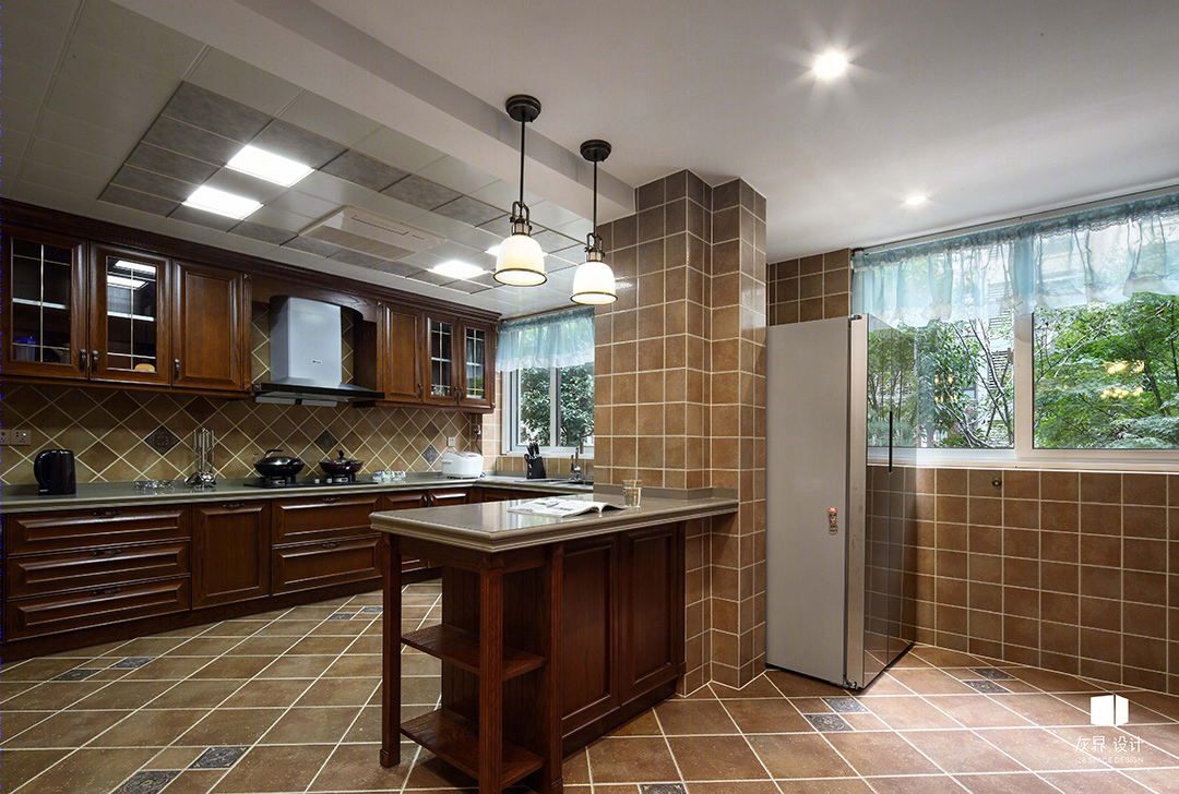 金科廊桥 380㎡美式风格家居设计 | 实用舒适、休闲浪漫、温馨自然-13