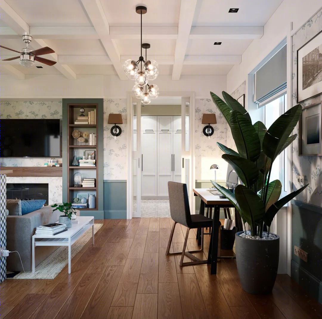 温馨轻奢的 277 平米简欧住宅设计-13