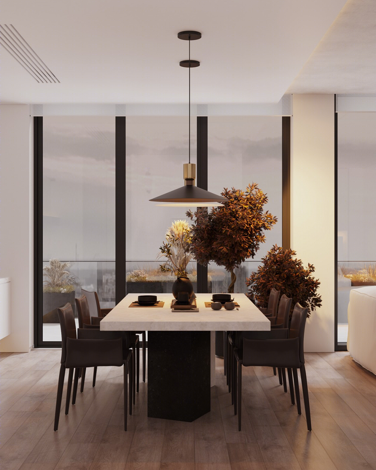 白色系现代简约风设计-17