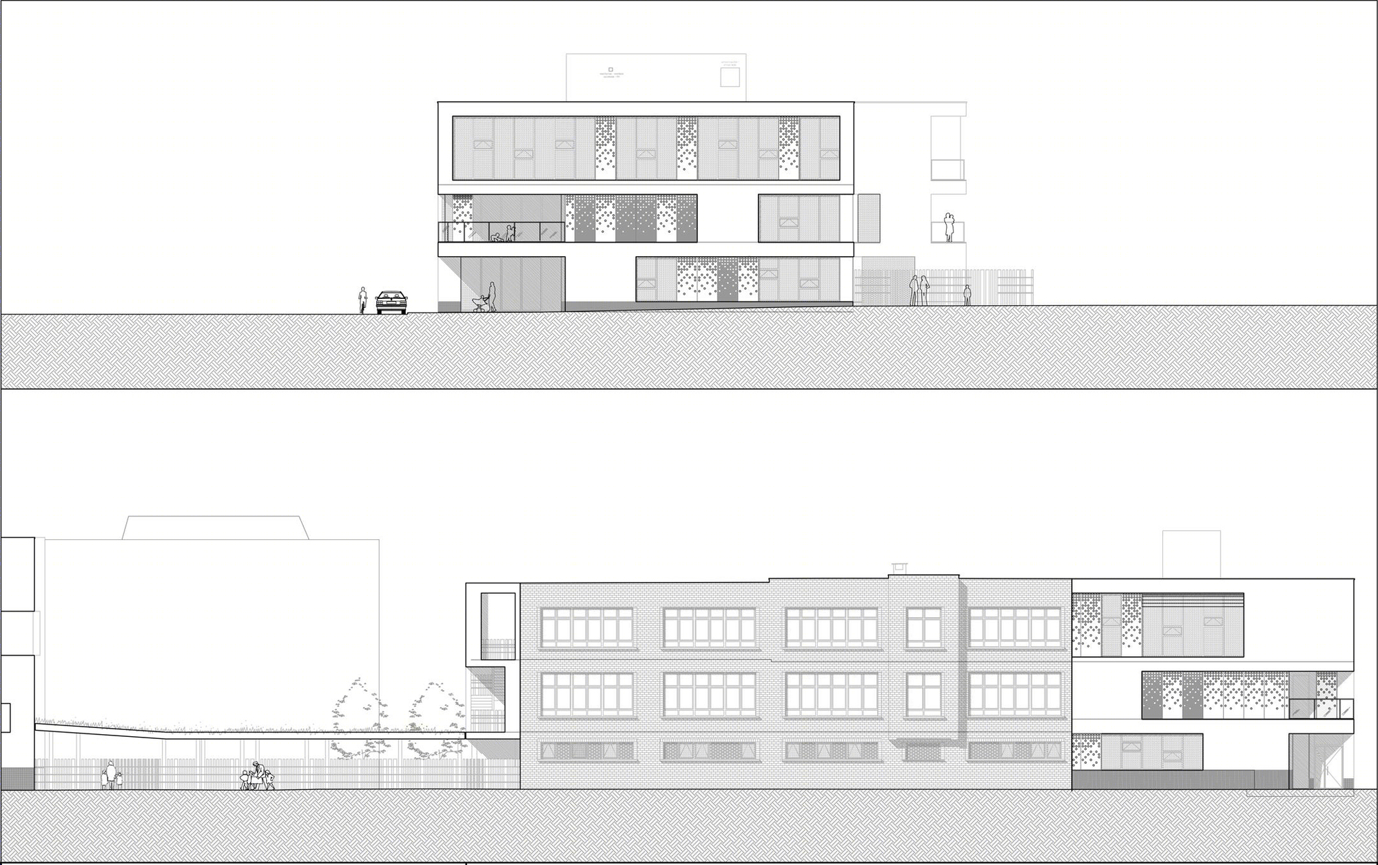 都市平台 | 公寓建筑与学校重建-35