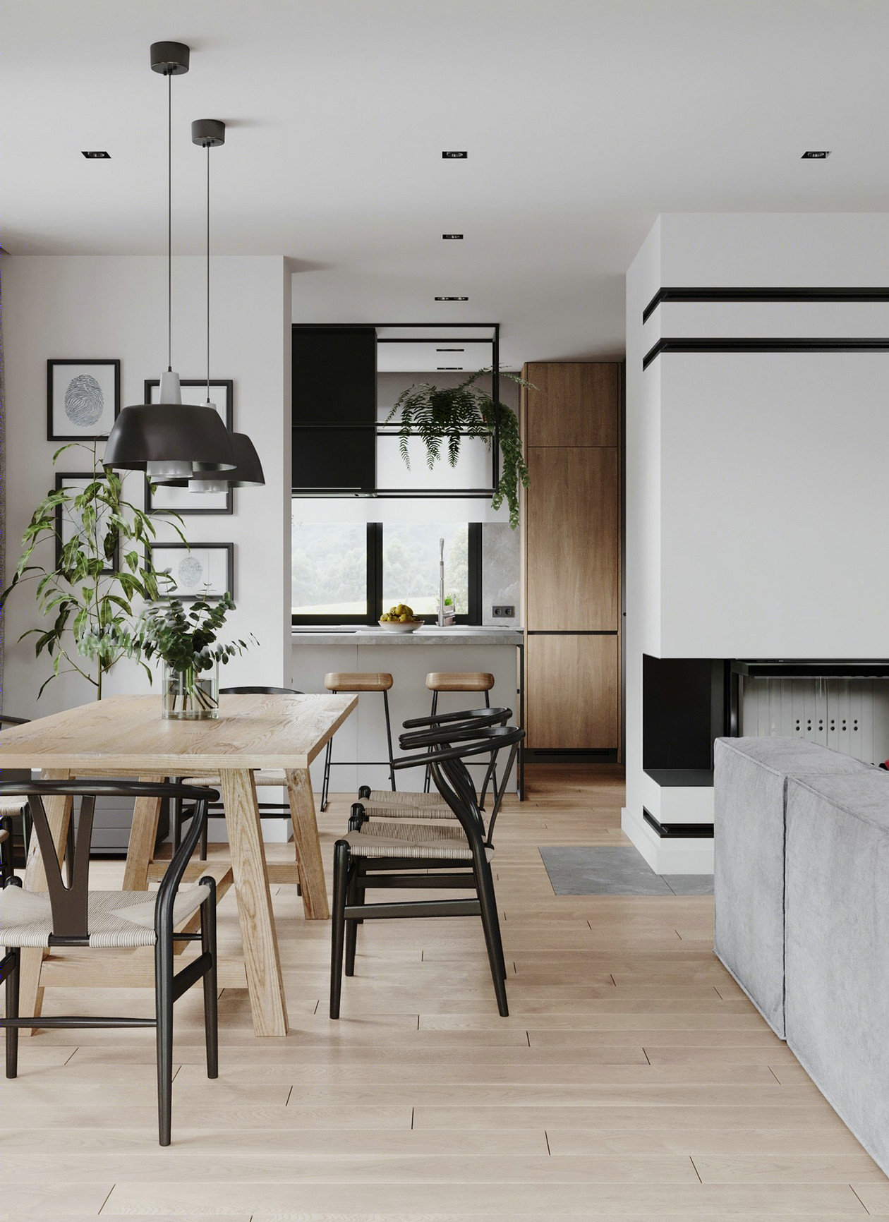 210㎡空间设计 感受柔和色调带来的宁静美感！-14