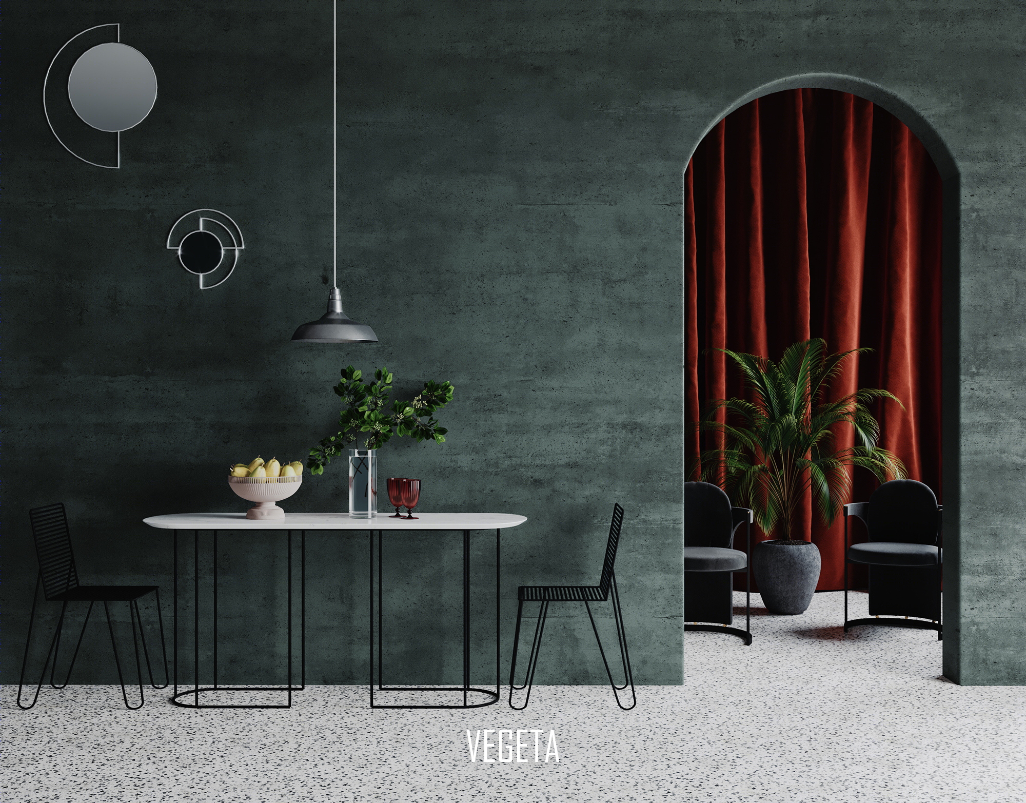 深色客厅&卧室                     -0