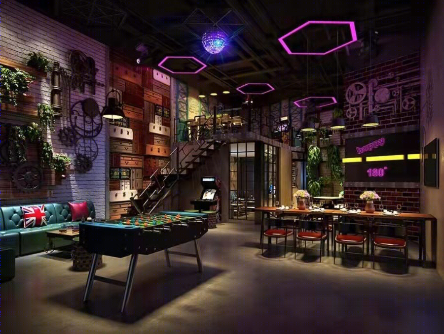 网红影院轰趴馆娱乐空间设计                     -2