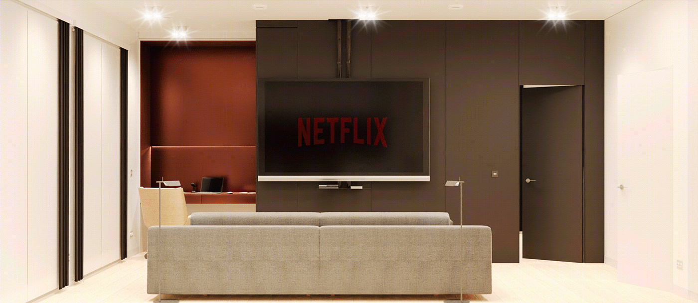 The concept of interior of a small apartment.-5