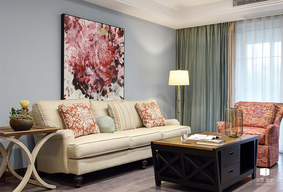 金科廊桥 380㎡美式风格家居设计 | 实用舒适、休闲浪漫、温馨自然-15