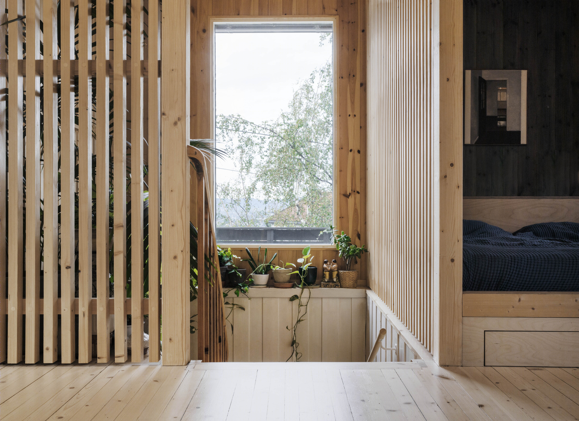 Austigard Arkitektur丨公寓丨Wood Slat Shotgun House-7