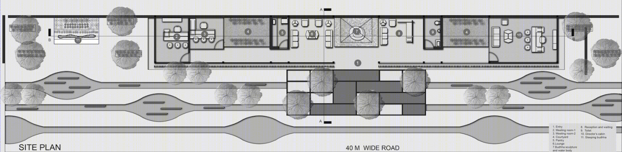 印度甘地纳加尔的弓形办公室-33