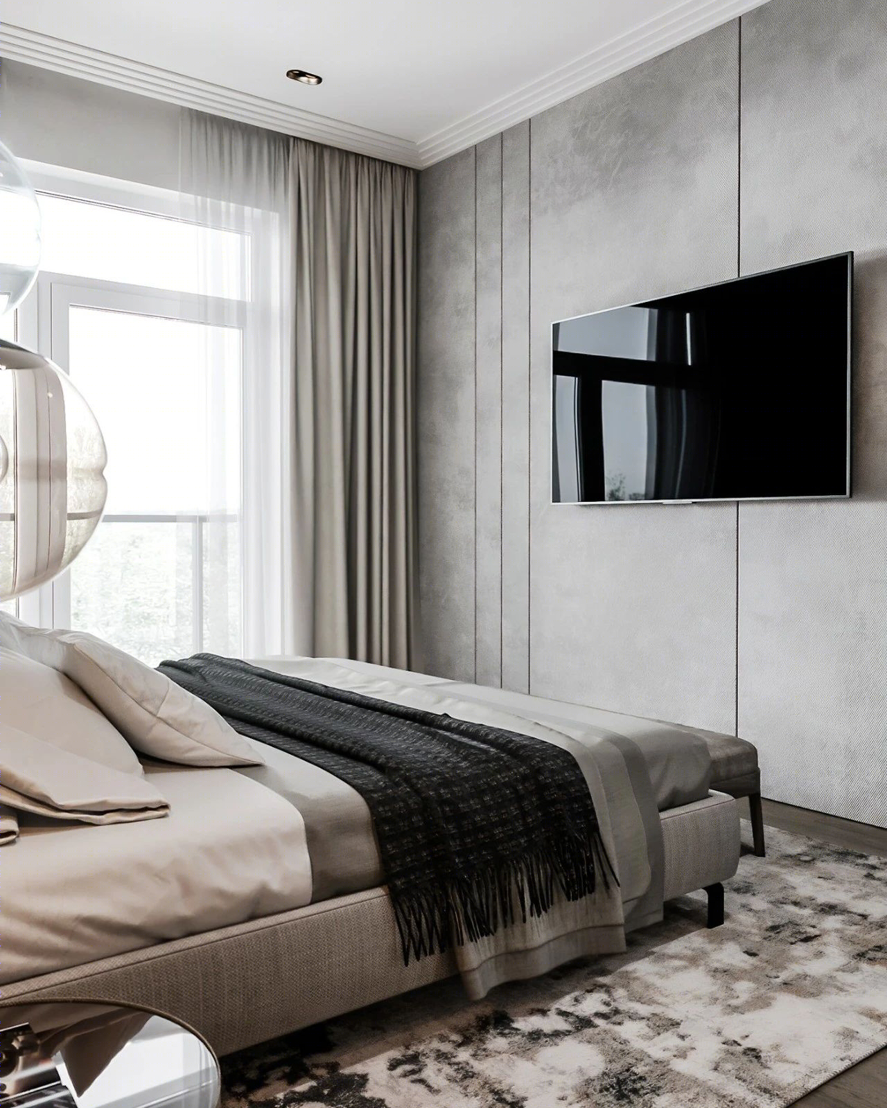 Igor Glushan 打造 104㎡轻奢美宅，温暖原木色调营造惬意空间-27