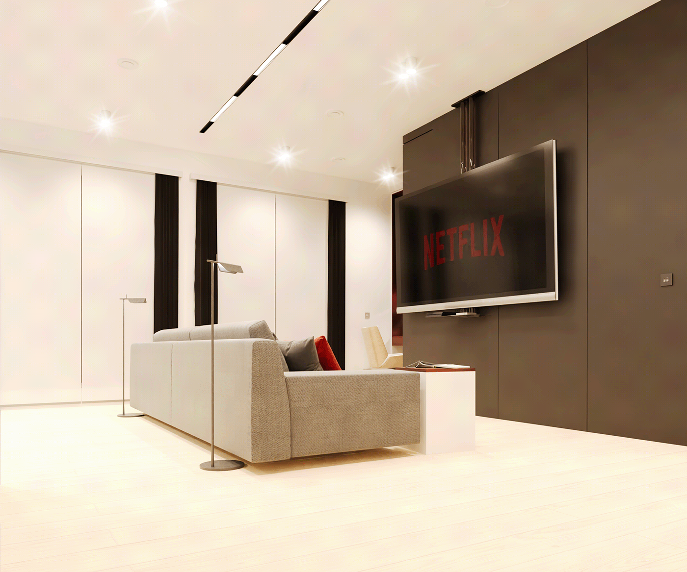 The concept of interior of a small apartment.-6