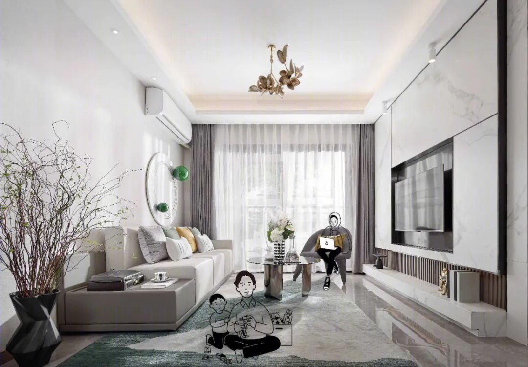 佛山铂悦都会样板间丨中国佛山丨树美国内设计中心-22