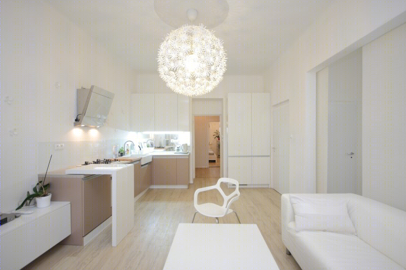 捷克布拉格简约公寓翻新-0