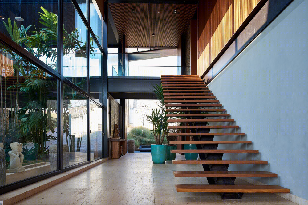 巴西 N 别墅自然对话的现代设计-7