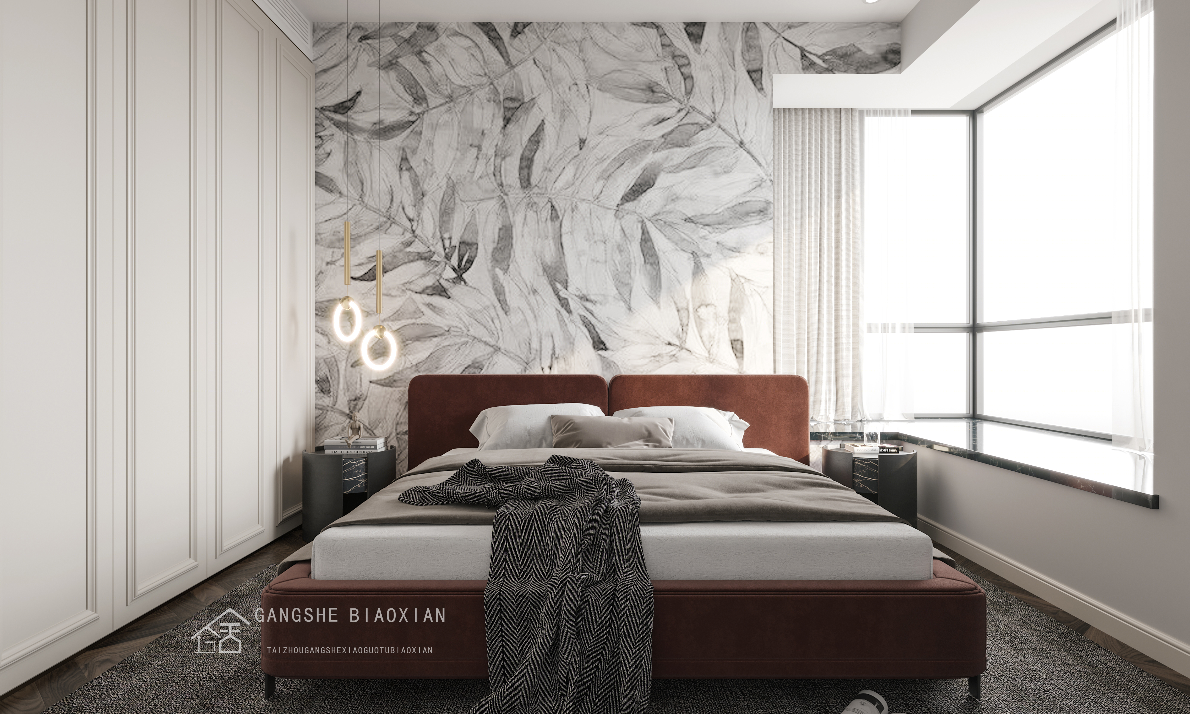 冈舍室内设计表现丨冈舍效果图-36