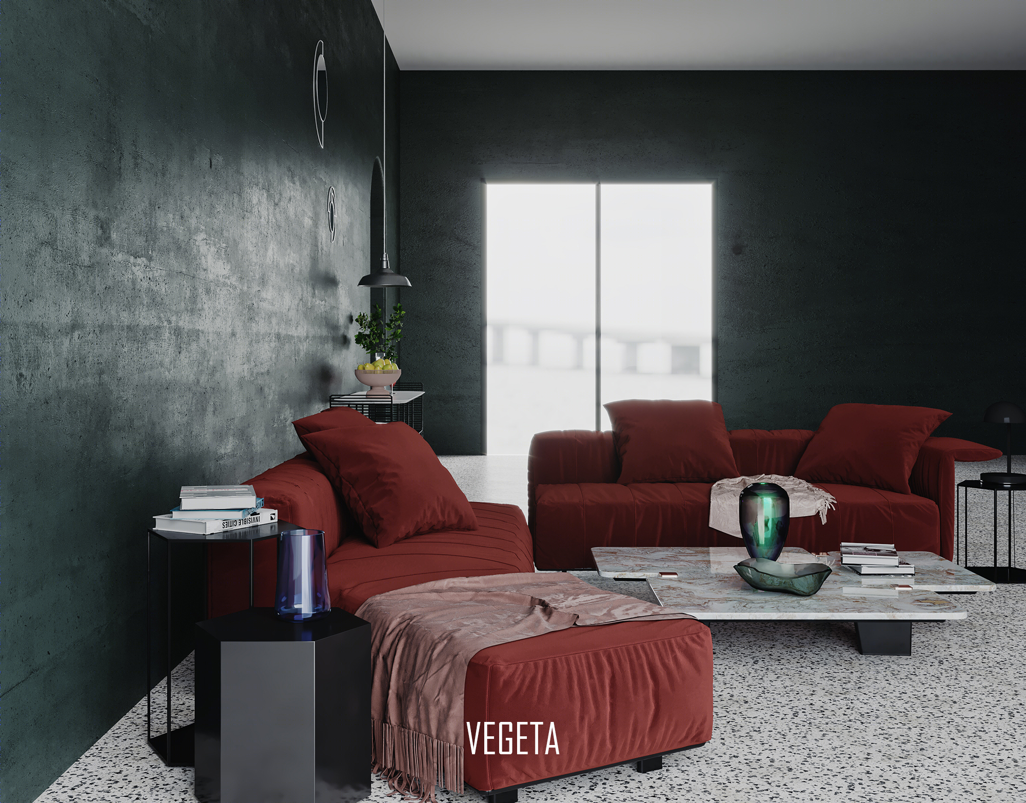 深色客厅&卧室                     -2