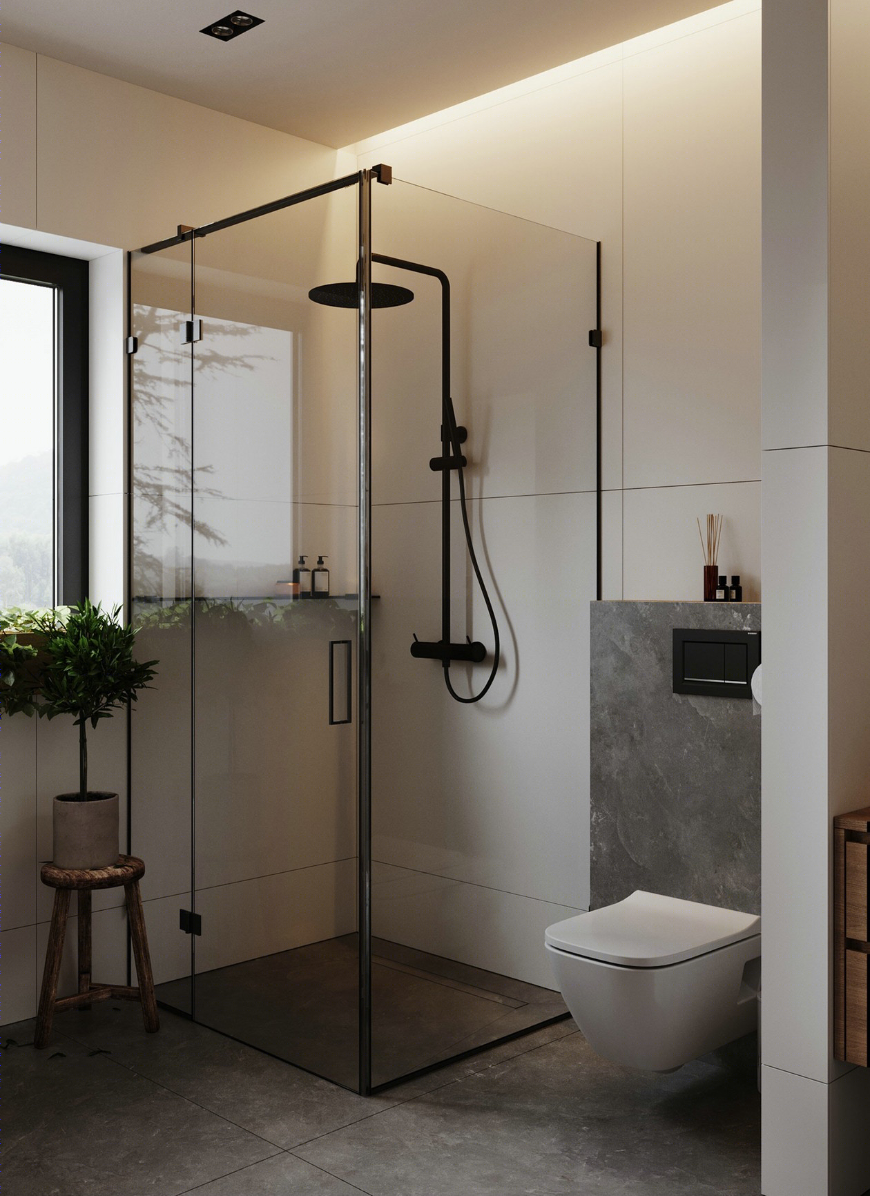 210㎡空间设计 感受柔和色调带来的宁静美感！-18