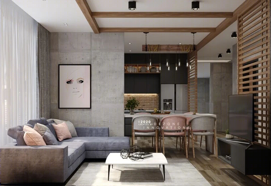 dezone lnnovations 打造埃及 200㎡大平层奢华艺术空间-3
