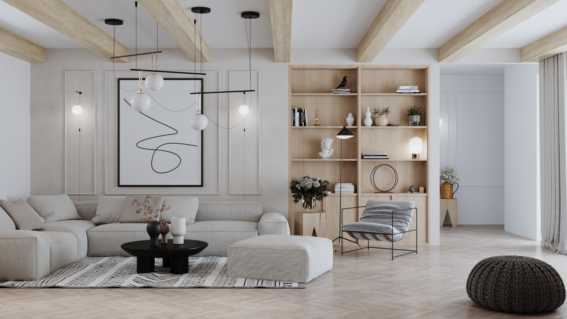 木质简约风 打造简约舒适的住宅空间                     -1