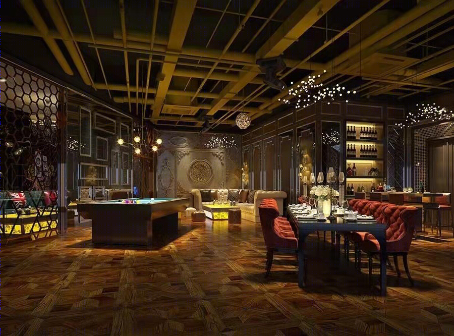 网红影院轰趴馆娱乐空间设计                     -3