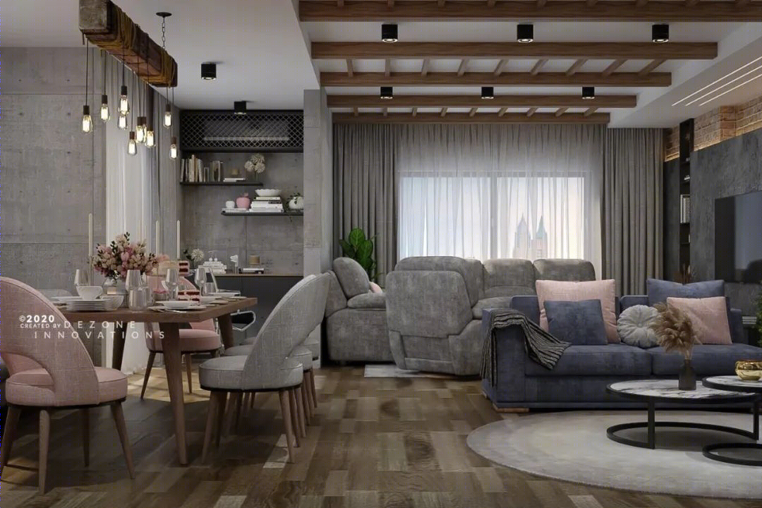 dezone lnnovations 打造埃及 200㎡大平层奢华艺术空间-5