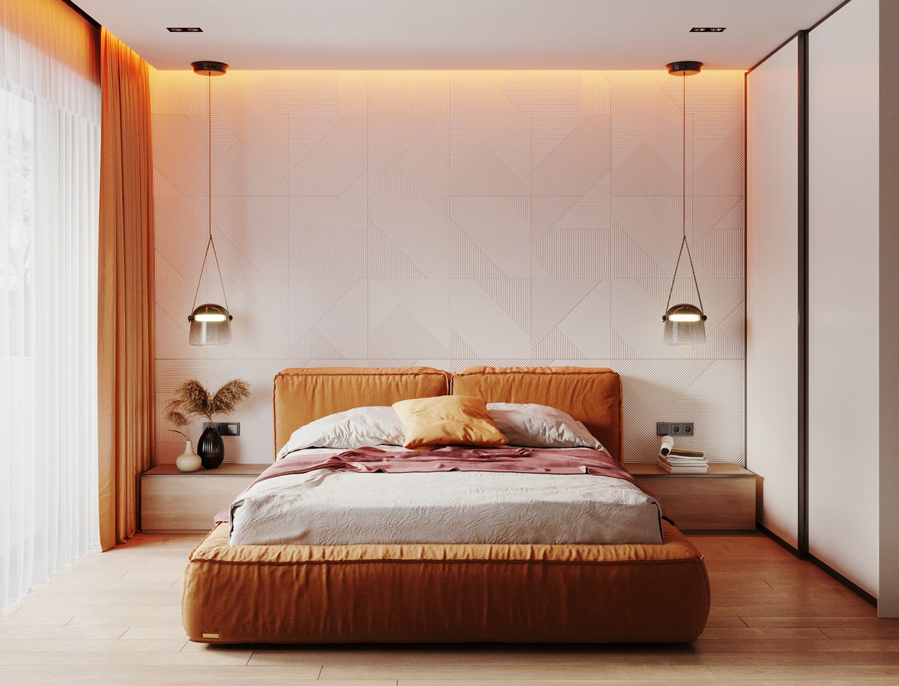 210㎡空间设计 感受柔和色调带来的宁静美感！-20