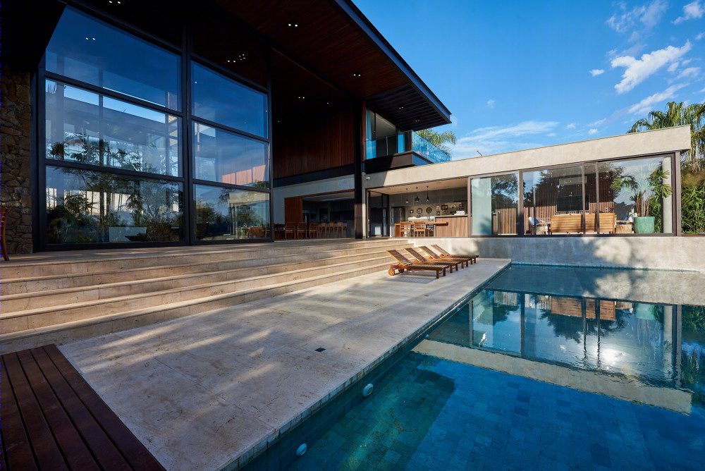 巴西 N 别墅自然对话的现代设计-10