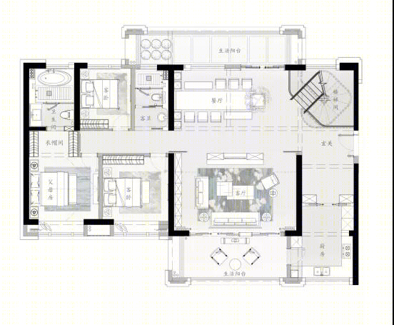 隆腾盛世花园 9 号楼样板房 A 户型丨中国惠州丨SD Design-55