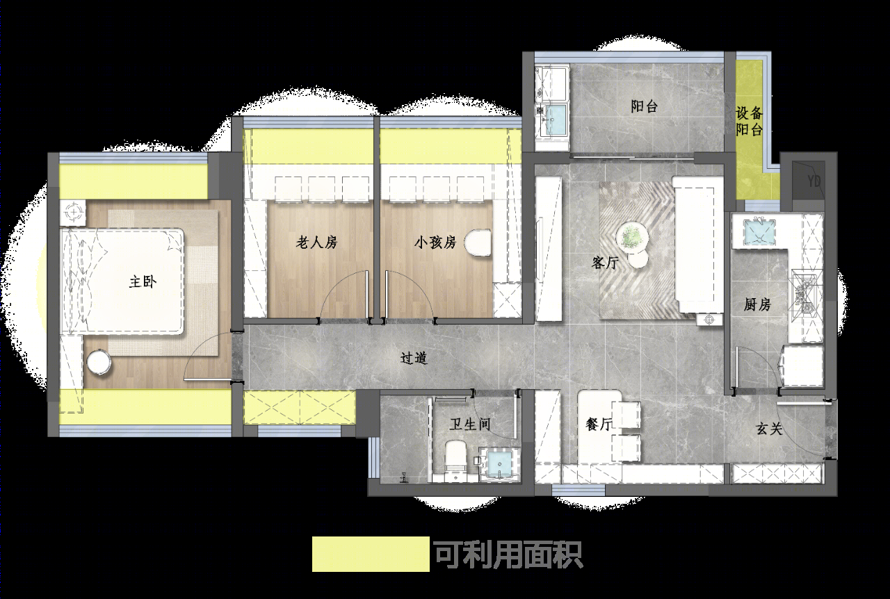 创库设计  深圳中海阳光橡树园：城市之中沐光而居，小空间的大安逸-1