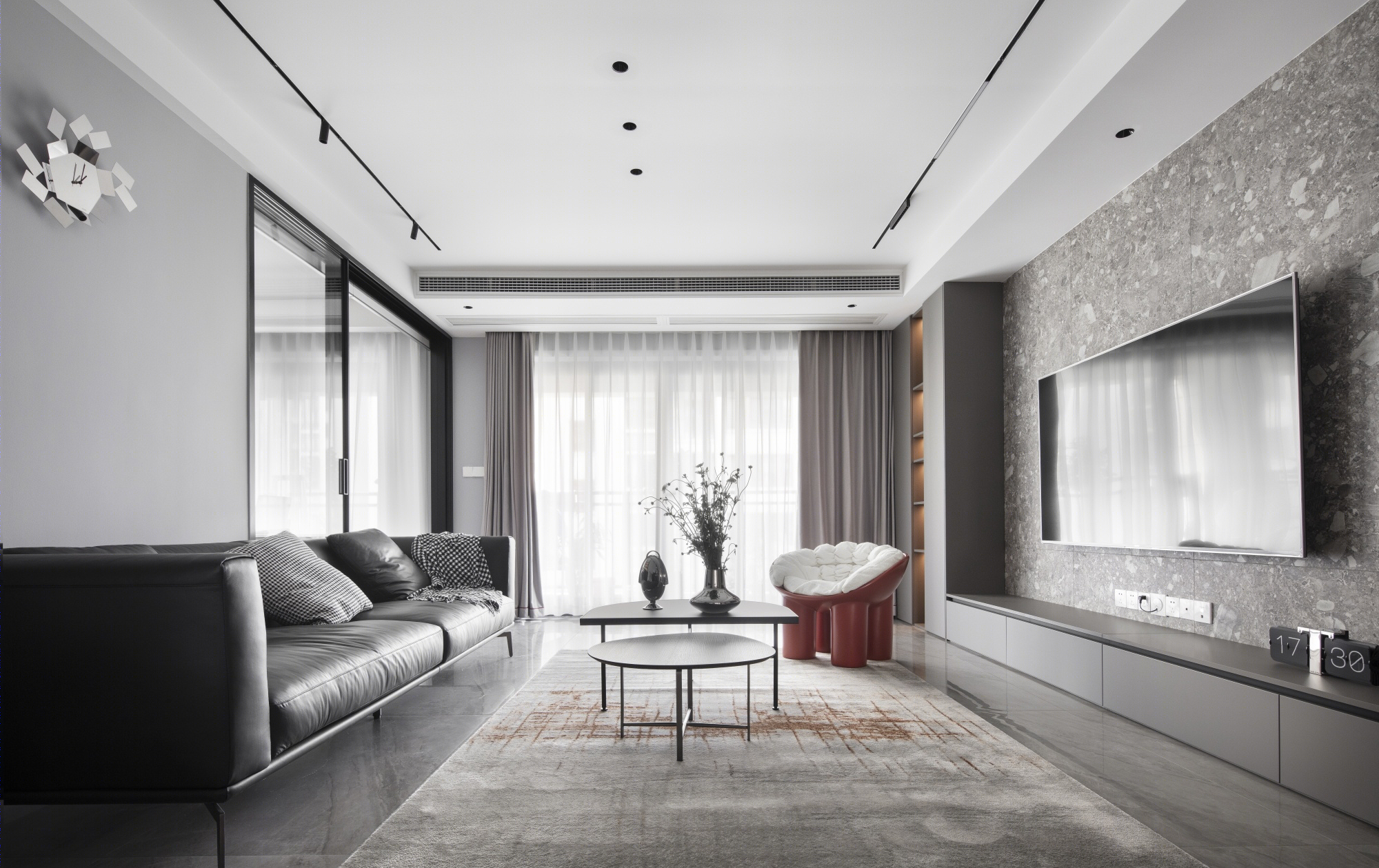 126 平现代风理想家，精挑细选的装饰品打造舒适空间-6