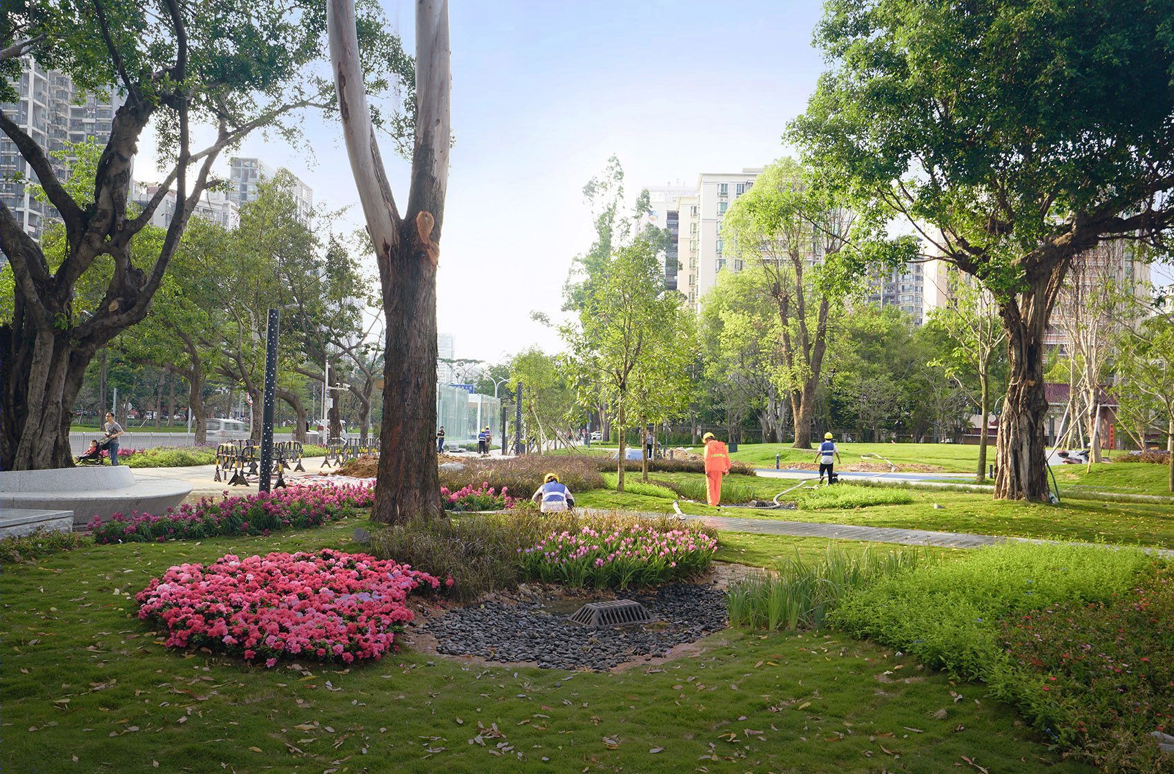 宝安中心区四季公园丨译地事务所（eLandscript Studio）-39