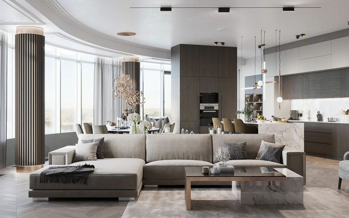 圣彼得堡现代雅居 | Seldin 打造温馨生活空间-24