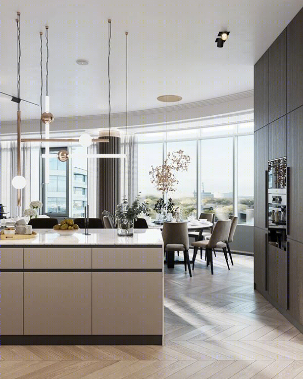 圣彼得堡现代雅居 | Seldin 打造温馨生活空间-25