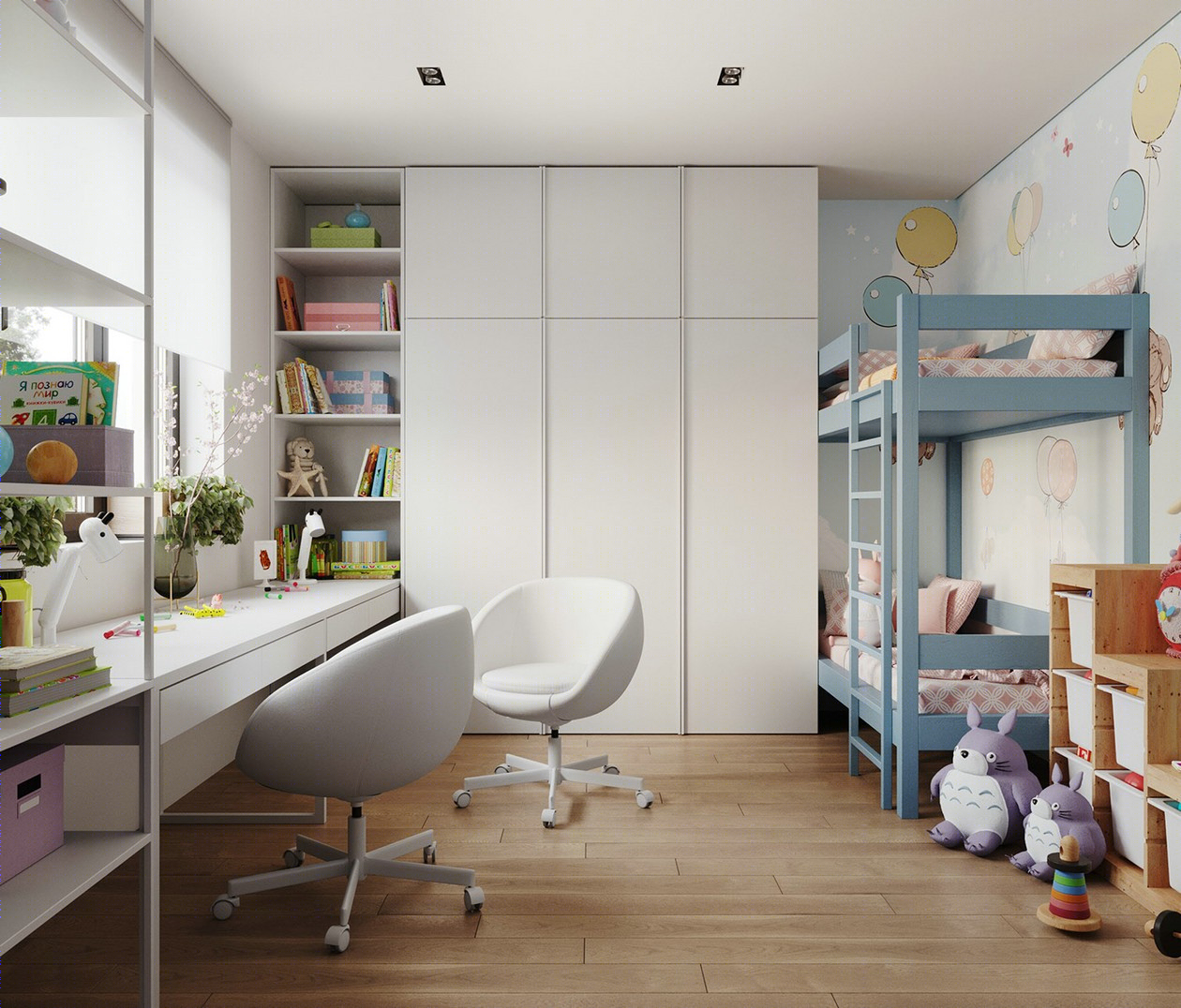 210㎡空间设计 感受柔和色调带来的宁静美感！-25