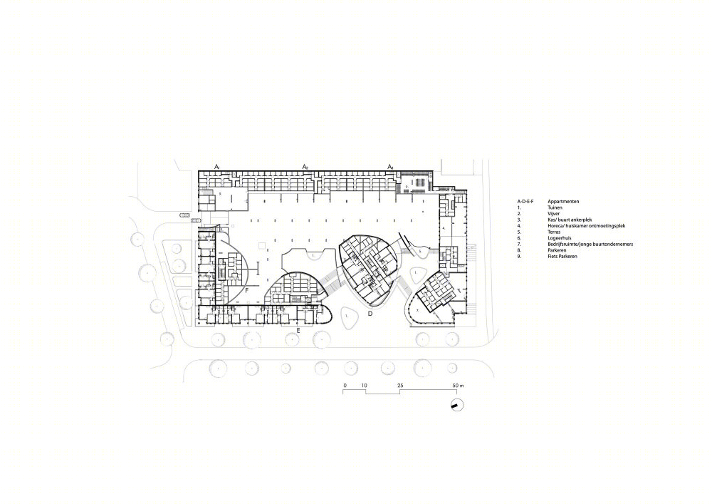 阿姆斯特丹西部狂想曲住宅 · 绿色降噪的宜居设计-44