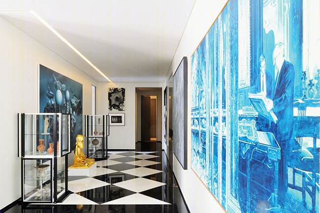 现代艺术气息的贝鲁特大宅设计-3