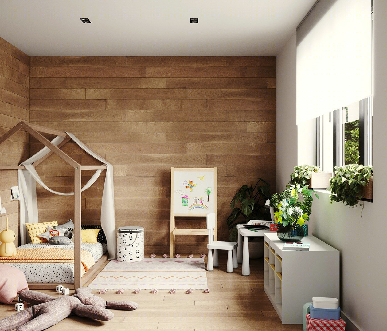 210㎡空间设计 感受柔和色调带来的宁静美感！-27