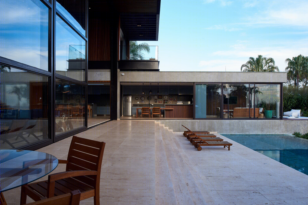 巴西 N 别墅自然对话的现代设计-13